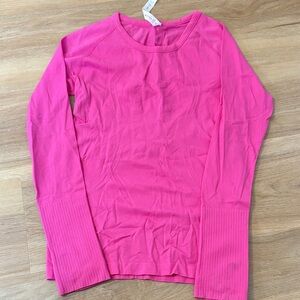 Lululemon Women's Pink Long Sleeve Top